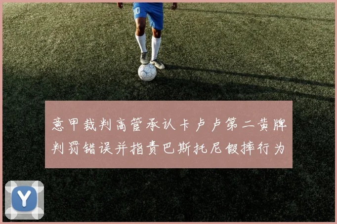 意甲裁判高管承认卡卢卢第二黄牌判罚错误并指责巴斯托尼假摔行为